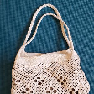 Anthropologie Tote Bag White Large